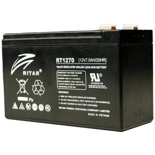 Ritar RT1270 7А&bull;г 12В Свинцево-кислотна акумуляторна батарея FRT-73030 фото