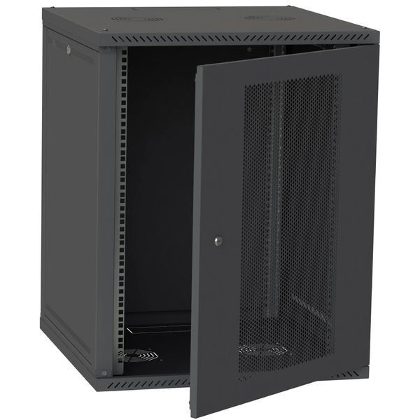 IPCOM СН-15U 600х450 перфорация RAL9005 Шафа серверна FRT-35454 фото