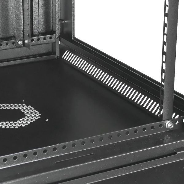 19" 6U, 600x400x373мм акрилове скло, чорна Шафа FRT-82181 фото