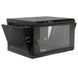19" 6U, 600x400x373мм акрилове скло, чорна Шафа FRT-82181 фото 1