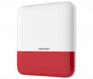 Hikvision DS-PS1-E-WE-Red (красная) Бездротова зовнішня сирена FRT-53057 фото