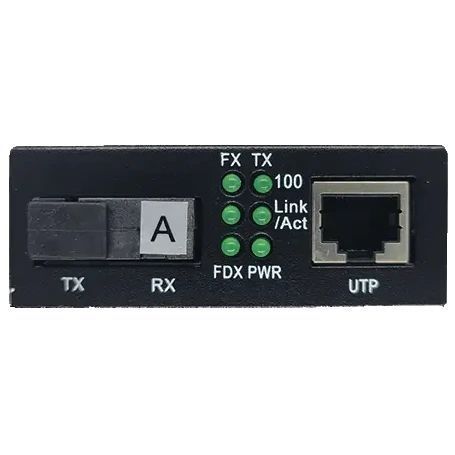 ALISTAR X3S 100M 10/100BASE-T RJ-45 - 100BASE-FX 1SM WDM SC 20KM TX1310/RX1550nm LFP Медіаконвертор FRT-42759 фото