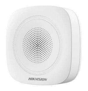 Hikvision DS-PS1-I-WE-Red (красная подсветка) Бездротова внутрішня сирена FRT-57762 фото