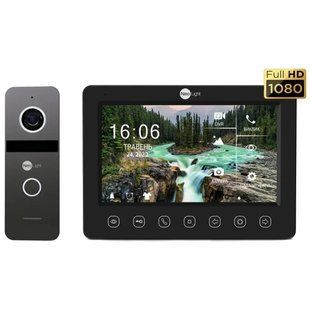 Neolight NeoKIT FHD Pro B/GRAPHITE (KAPPA + HD + SOLO FHD) Комплект відеодомофону FRT-77972 фото
