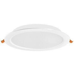 VIDEX 26W 5000K 220V LED світильник Back круглий FRT-90040 фото