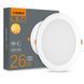 VIDEX 26W 5000K 220V LED світильник Back круглий FRT-90040 фото 6