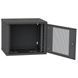 IPCOM 12U 600x450 Шафа телекомунікаційна двері перф(чорна) FRT-45527 фото 2