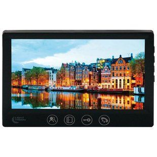 Light Vision AMSTERDAM FHD BLACK Відеодомофон FRT-89678 фото