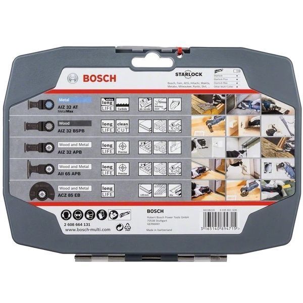 Bosch Pro Best of Cutting (Starlock) Набір полотен FRT-68421 фото