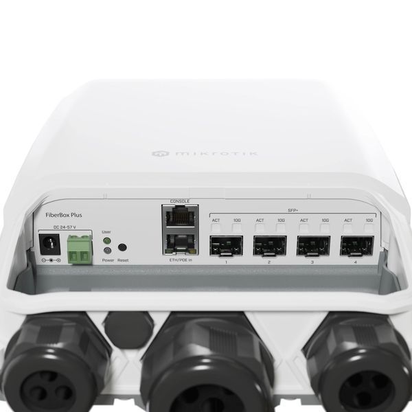 Mikrotik FiberBox Plus (CRS305-1G-4S+OUT) Комутатор 4 порти керований FRT-10400 фото