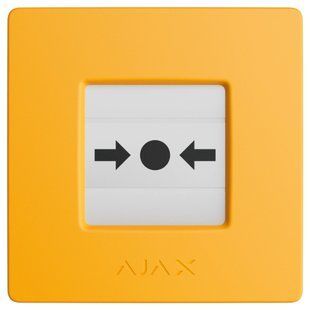 Ajax Manual Call Point (Yellow) ручний бездротовий Сповіщувач FRT-37683 фото