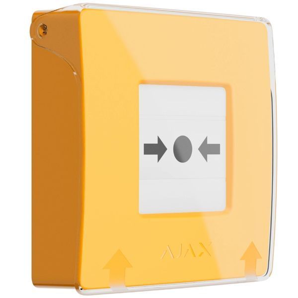 Ajax Manual Call Point (Yellow) ручний бездротовий Сповіщувач FRT-37683 фото