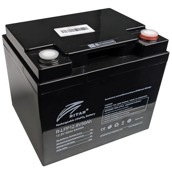 Ritar R-LFP12.8V50AH Акумуляторна батарея FRT-42447 фото