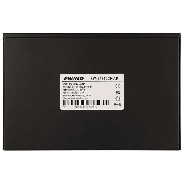 Ewind EW-S1910CF-AP PoE Комутатор 10 портів некерований FRT-34526 фото