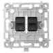 Ajax OutletCore (LAN) black Механізм інтернет розетки FRT-84010 фото 1
