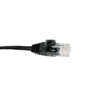 Патч-корд E-server UTP, 0.5 м, кат. 5e чорний FRT-54241 фото
