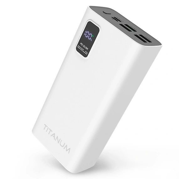 TITANUM 728S 30000mAh 22.5W White Повербанк FRT-30585 фото