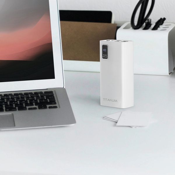 TITANUM 728S 30000mAh 22.5W White Повербанк FRT-30585 фото