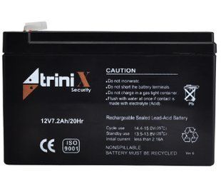 TRINIX 12V7,2Ah/20Hr Акумуляторна батарея FRT-11557 фото
