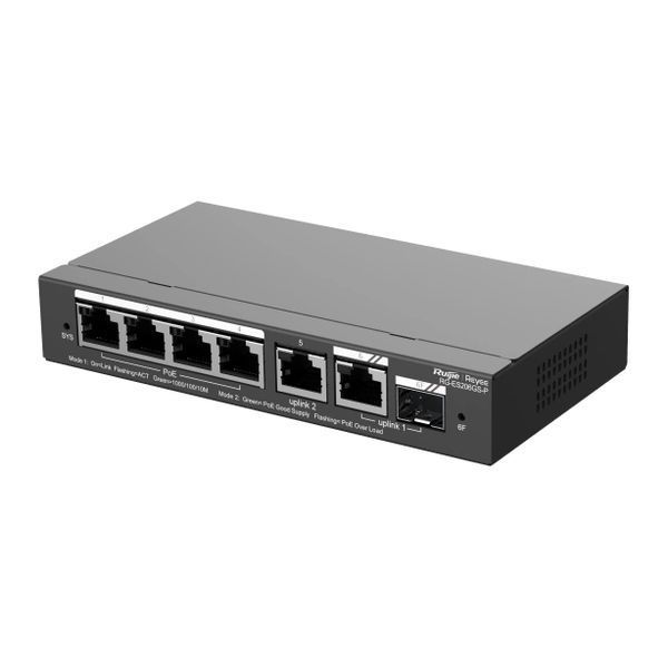 Ruijie RG-ES206GS-P PoE Комутатор 6 портів керований FRT-16590 фото