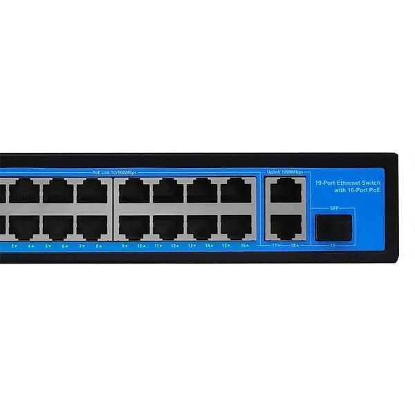 Ewind EW-S1919CF-AP PoE Комутатор 19 портів некерований FRT-21309 фото