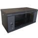 Hypernet WMNC-350-4U-FLAT-BLACK Шафа коммутаційна настінна розбірна чорна FRT-13386 фото 1