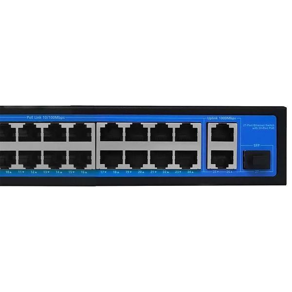 Ewind EW-S1927CF-AP PoE Комутатор 27 портів некерований FRT-24899 фото