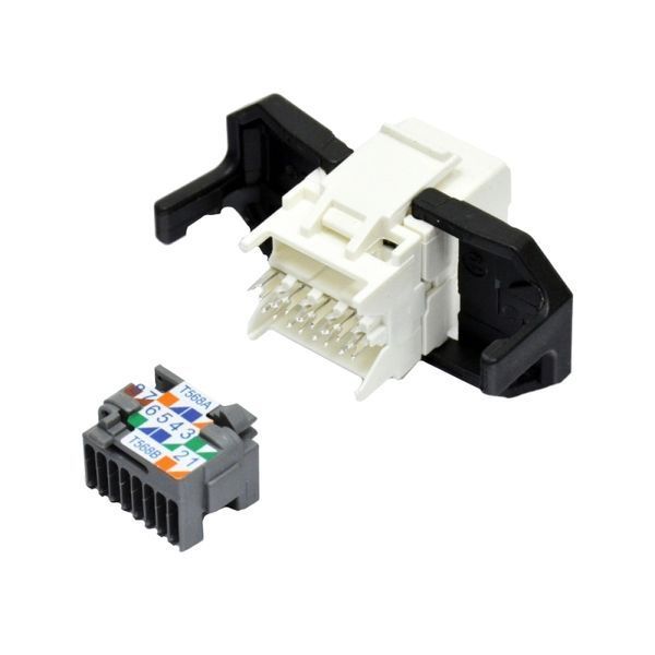 Corning FQ100020723 Модуль Keystone UTP RJ45 кат. 5e, білий, Corning FRT-13159 фото