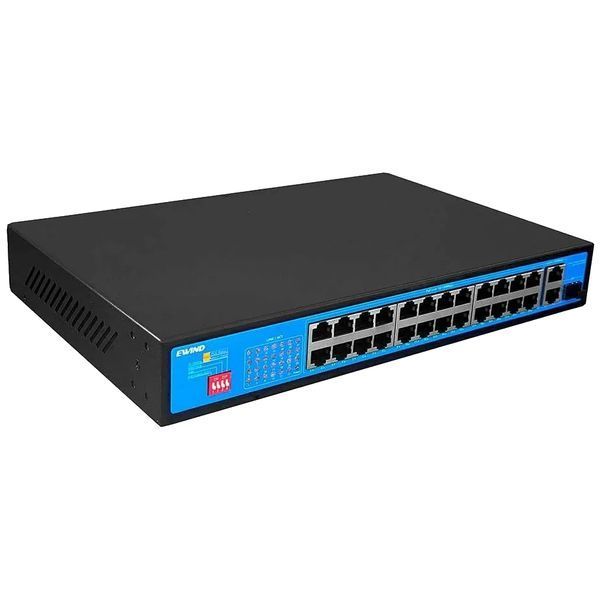 Ewind EW-S1927CF-AP PoE Комутатор 27 портів некерований FRT-24899 фото