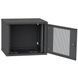 IPCOM 9U 600x600 Шафа телекомунікаційна двері перф (чорна) FRT-82217 фото 2