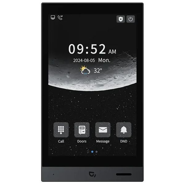 Dnake H616 BLACK 8' Android 10 Відеодомофон FRT-32825 фото