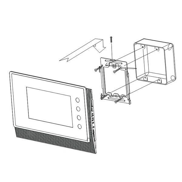 Commax CDV-70U Відеодомофон FRT-72966 фото