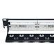 L&W ELECTRONICAL LW-PP74 Патч-панель 19" 24xRJ-45 UTP, кат. 6a, із заднім організатором з пластиковими шторками, LW FRT-23400 фото 3