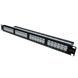 L&W ELECTRONICAL LW-PP74 Патч-панель 19" 24xRJ-45 UTP, кат. 6a, із заднім організатором з пластиковими шторками, LW FRT-23400 фото 1