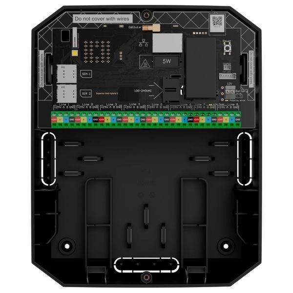 Superior Hub Hybrid 2 black Охоронна централь Ajax FRT-00187 фото