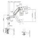 Gembird MA-DA1P-01 17-32" 9 кг Кронштейн для монітора FRT-48794 фото 2