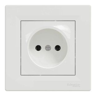 Schneider Electric ASFORA EPH3000121 Розетка одинарна без заземлення FRT-85672 фото