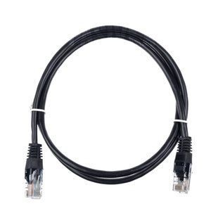Kingda PAUT3100-BK Патч-корд UTP, 1 м, кат. 5e, чорний FRT-13783 фото