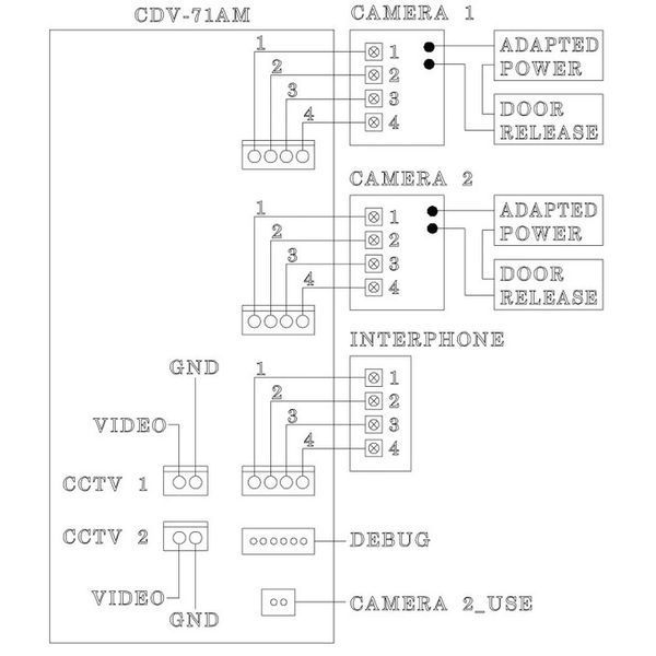 Commax CDV-71AM Відеодомофон FRT-63521 фото