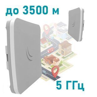 MikroTik SXTsq 5 ac (RBSXTsqG-5acD) 5GHz Бездротовий WiFi міст FRT-34337 фото