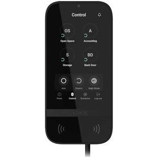 Superior KeyPad TouchScreen Fibra Дротова клавіатура з сенсорним екраном (Черний) FRT-00224 фото