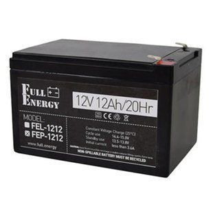 Full Energy FEP-1212 12 А&bull;ч 12В Свинцево-кислотна акумуляторна батарея FRT-53706 фото