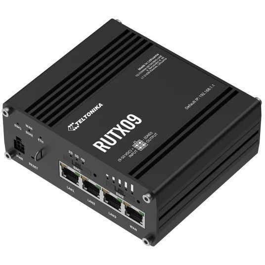 Teltonika RUTX09 IoT з 4G LTE, Wi-Fi Промисловий стільниковий маршрутизатор FRT-69471 фото