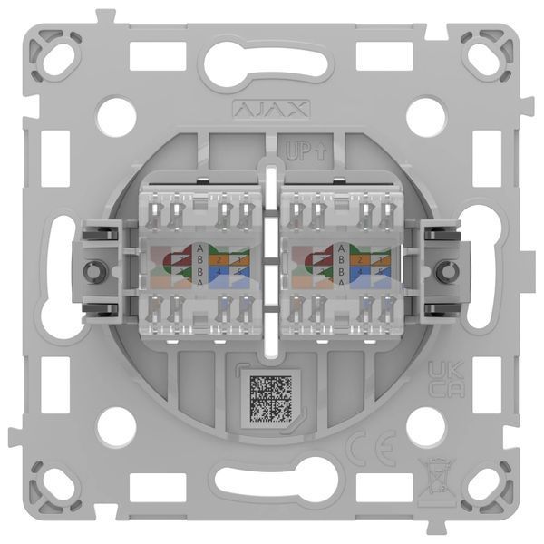 Ajax OutletCore (LAN) vertical black Механізм інтернет розетки FRT-56622 фото