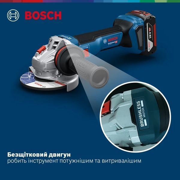 Bosch GWS 18V-11 solo (06019N4100) Кутова шліфмашина FRT-20497 фото
