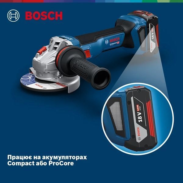 Bosch GWS 18V-11 solo (06019N4100) Кутова шліфмашина FRT-20497 фото