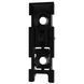 Smartbracket Ajax DoorProtect черная Кріпильна панель FRT-51052 фото 1