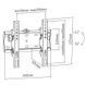 Gembird WM-42T-02 23-42" 30 кг Кронштейн для телевізора FRT-40772 фото 2
