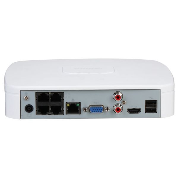 DHI-NVR2104-P-I2 4-канальный 1U 4PoE 1HDD WizSense Відеореєстратор Dahua FRT-24338 фото