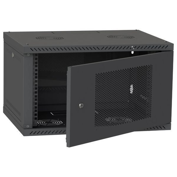 IPCOM CH-6U 600x600 перфорация RAL9005 Шафа серверна FRT-72237 фото